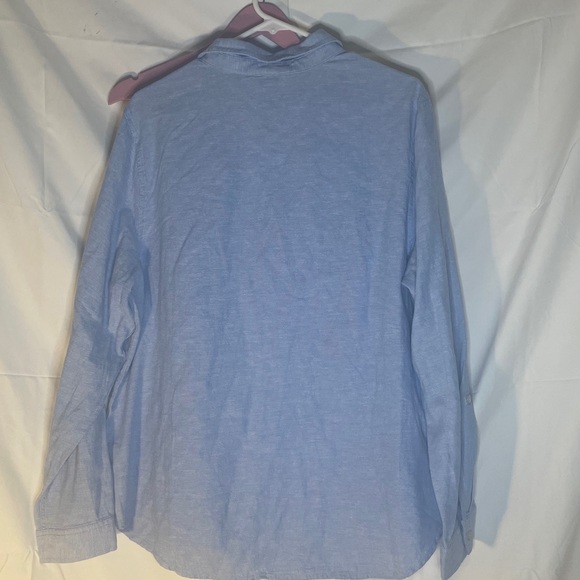 Orvis Sky Blue Casual Shirt - Picture 2 of 5